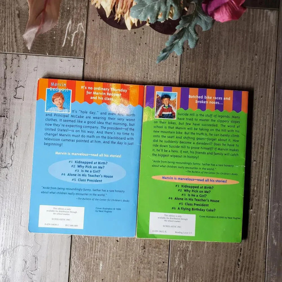 Marvin Redpost Scholastic Books By Louis Sachar Book Bundle - Picture 6 of 8